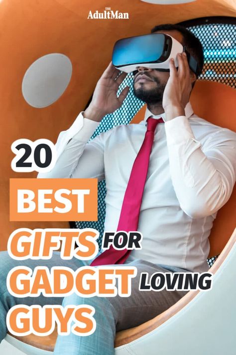 Shopping for a tinkerer? These 17 gifts will speak to the heart of any gadget lover---from VR to high-tech cookware, we're sure you'll find something good here. Gifts For A Tech Guy, Gifts For Tech Guys, New Gadgets For Men, Gadget Gifts For Men, Best Tech Gifts, Tech Savy, Tech Gifts For Men, Gadgets For Men, Gifts For Tech Lovers