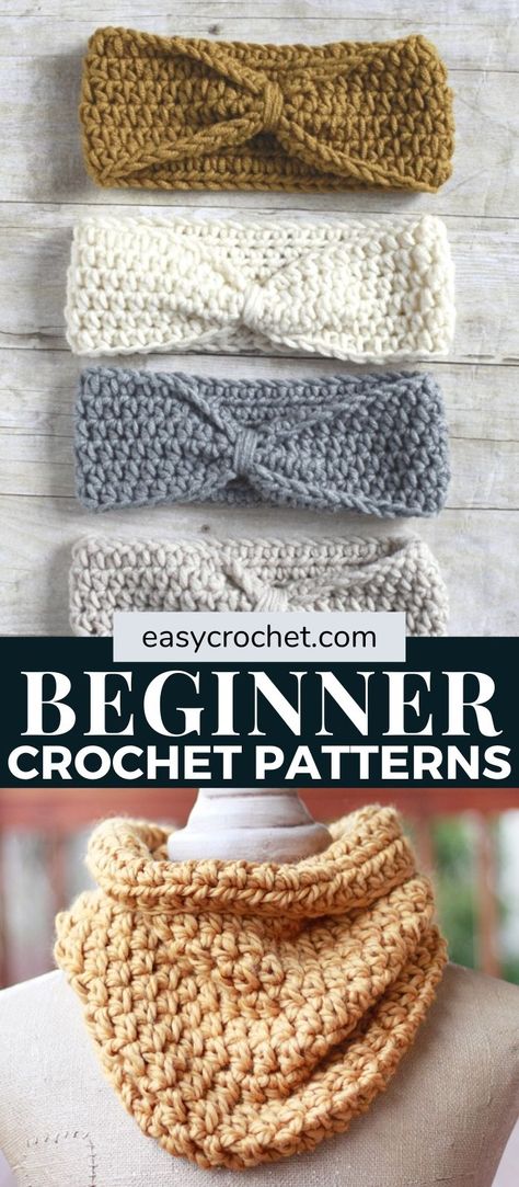 East Beginner Crochet Projects, Crochet Ideas 2023, Crochet Patterns Easy Blanket, Easy Crochet Projects Size 4 Yarn, Very Easy Crochet For Beginners, Beginning Crochet Patterns Free, Simple Single Crochet Projects, Crochet Project Ideas For Beginners, What To Crochet As A Beginner