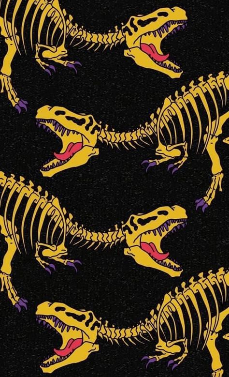 Dinosaurs, Yellow, Black