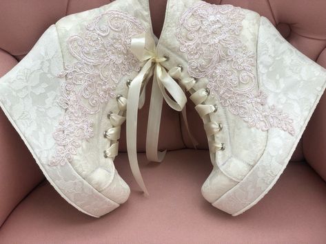 Blush Bridal Shoes Embroidered Wedding Shoes Wedge Bridal | Etsy Wedding Wedges For Bride, Winter Wedding Boots, Blush Bridal Shoes, Embroidered Wedding Shoes, Bride Boots, Bridal Shoes Wedges, Bridal Wedges, Winter Wedding Shoes, Garden Wedding Party