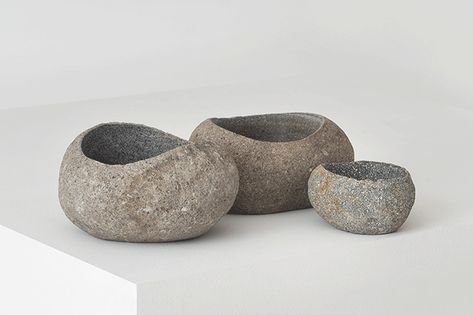 Decorating 101, Arch Interior, Small Bench, Stone Bowl, Snack Bowls, Store Opening, Concrete Planters, Natural Rock, Flagship Store