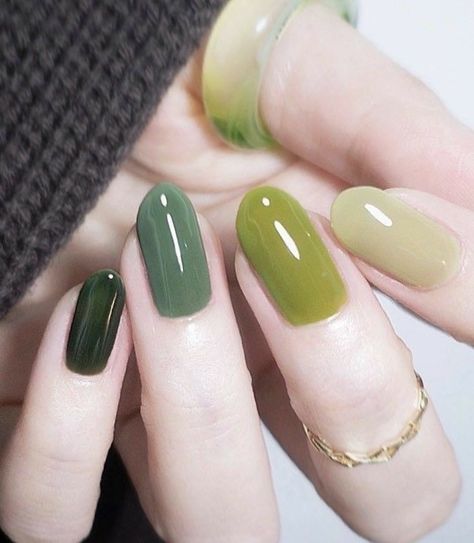 Green Nail Art, Green Nail, Really Cute Nails, Etude House, Funky Nails, Dream Nails, Nail Polishes, Nail Manicure, Swag Nails