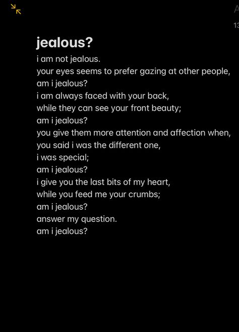 #love#jealous#jealousy#poem#poet#sad#broken#liar Poem About Jealousy, Poetry About Jealousy, Jealousy Poems, I'm Jealous Quotes, Poems About Jealousy, Jealousy Boyfriend, Jealousy Quotes Relationship, Drew Core, Filipino Poems About Love