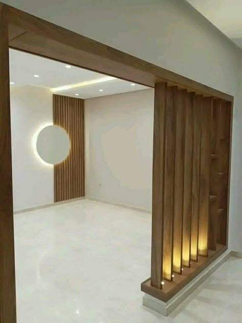 Wooden Partition Design, Wooden Partition, Wood Partition, Furniture Graphic, Cave Room, Flush Door Design, Crockery Design, India House, Wooden Partitions