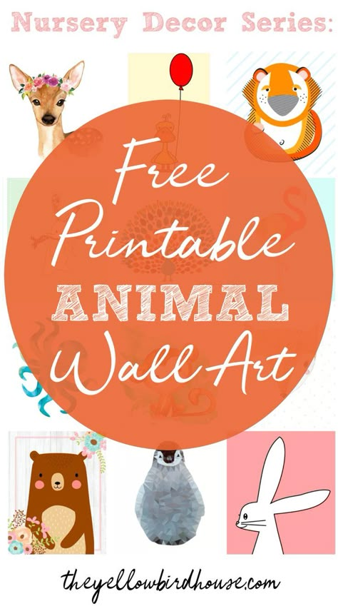 Do you need some free printable animal wall art for your nursery or child's bedroom? Here is a roundup of 57 of the best and cutest animal nursery printables. Free woodland printables, ocean printables, safari printables and much more. Lots of these free wall art pieces come in a set of multiples too, so you can create a themed nursery very easily. Nursery decor on a budget. Free printables for the frugal mom. Printable Animal Pictures, Ocean Printables, Cuadros Diy, Free Wall Art, Nursery Pictures, Frugal Mom, Free Printable Wall Art, Printable Animals, Animal Nursery Decor