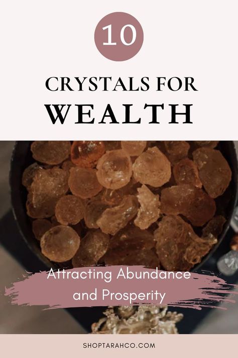 Crystals For Wealth, Power Of Crystals, Attracting Abundance, Financial Abundance, Attract Abundance, Wealth And Prosperity, Practical Magic, Spiritual Healing, New Job