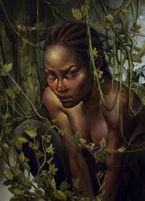 An Intruder, Beautiful Bizarre, Art Alevel, Bizarre Art, Black Art Painting, Afrocentric Art, Artist Interview, Ethereal Art, Black Women Art