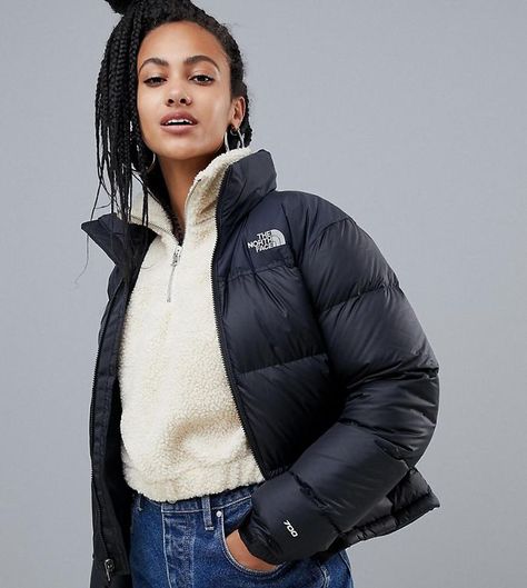 The North Face 1996 Retro Nuptse Jacket in Black The North Face Puffer Jacket Outfit, North Face Puffer Jacket Outfit, North Face Jacket Outfit, Birthday Outfit Ideas For Women, Birthday Outfit Ideas, North Face Jacket Women's, Black North Face Jacket, 1996 Retro Nuptse Jacket, North Face Outfits