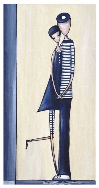 Pintura Naif Ideas, Naive Art People, Abstract Figure Art, 수채화 그림, Watercolor Art Lessons, Happy Paintings, Naive Art, Line Art Drawings, Canvas Art Painting