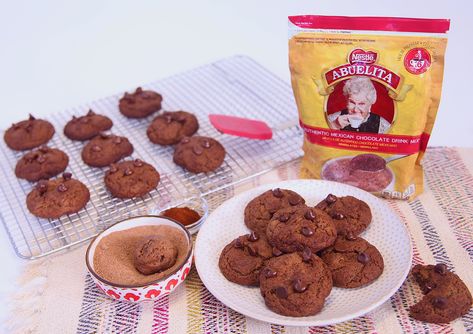 Abuelita Chocolate Cookies, Abuelita Cookies, Spicy Mexican Hot Chocolate Cookies, Mexican Hot Chocolate Cookies Abuelita, Mexican Hot Chocolate Recipe Abuelita, Mexican Chocolate Cookies, Abuelita Hot Chocolate, Mexican Chocolate, Hot Chocolate Cookies