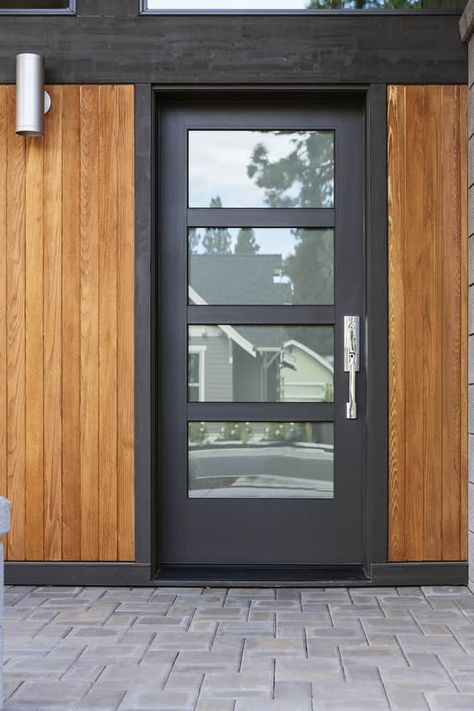 Scandinavian Front Door, Door Scandinavian, Mediterranean Front Door, Front Door Victorian, Art Deco Front Door, Mid Century Modern Front Door, Victorian Front Door, Front Door Rustic, Wooden Front Door