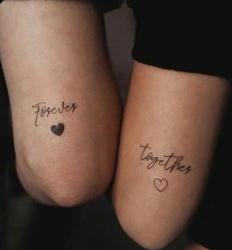 Matching Married Couple Tattoos, Ehe Tattoo, Couple Tattoo Quotes, Couple Wrist Tattoos, Partner Tattoos, Maching Tattoos, Puzzle Tattoos, Simple Tattoos For Women, Bestie Tattoo