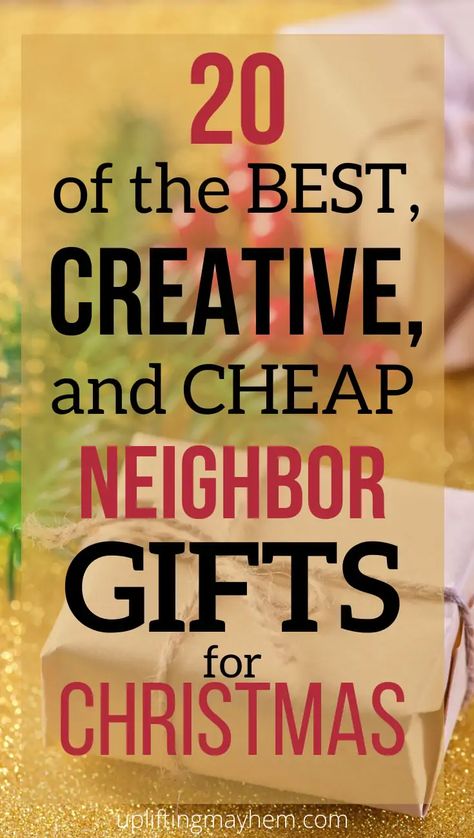 Looking for CREATIVE and CHEAP neighbor gifts for Christmas? Here is a great list all in one place! Fun ideas to make your life easier. Neighbor Gifts For Christmas, Neighborhood Christmas Gifts, Diy Christmas Gifts For Friends, Neighborhood Gifts, Christmas Neighbor, Inexpensive Christmas Gifts, Inexpensive Christmas, Cheese Gifts, Neighbor Christmas Gifts