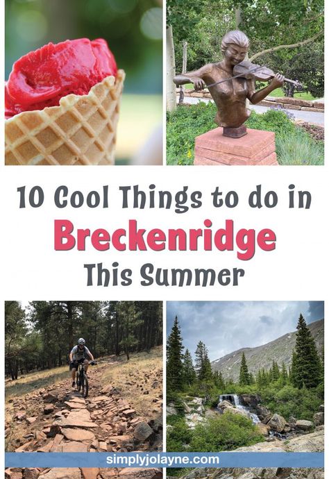 Cool things to do in Breckenridge, Colorado in summer Breckenridge Restaurants, Breckenridge Colorado Summer, Breckenridge Summer, Colorado In Summer, Colorado Vacation Summer, Avon Colorado, Silverthorne Colorado, Adventures With Friends, Bucket List Book