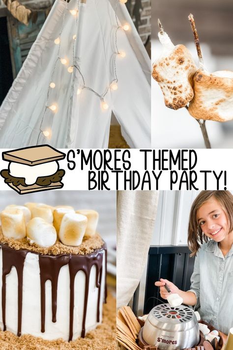 S’more Bday Party, Smores Bday Party Ideas, S’more Party Decorations, S’mores Bonfire Party, Smores Bday Party, S’mores Birthday Party Decorations, S’more Themed Birthday Party, S'more Birthday Party, S’mores Party Decorations