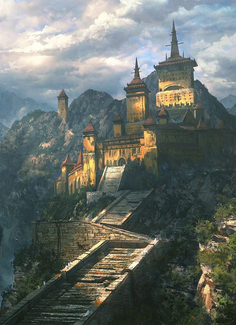 Beaux Arts Architecture, Terra Nova, Location Inspiration, Art Watch, Level Design, Chateau France, Fantasy City, Fantasy Castle, Fantasy Setting