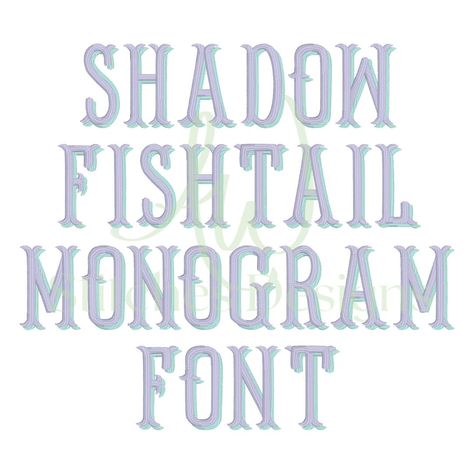 ✨🎉 IT’S HERE!! 🎉✨ After pouring my heart and soul into this project, I’m beyond excited to finally introduce the Fishtail Shadow Monogram Font to the world! 💖 This has been a true labor of love, and I couldn’t be more proud to share it with all of you. 🎨✨ This isn’t just another font—it’s a one-of-a-kind, hand-drawn creation that brings a fun twist to the timeless fishtail style, now with an incredible shadow effect that adds depth and dimension to every design! 🌟 Perfect for creating stunni... Brother Embroidery Machine, Applique Stitches, Brother Embroidery, Monogram Fonts, Satin Stitch, Iron On Patch, Animal Birthday, Font Bundles, Digital Embroidery