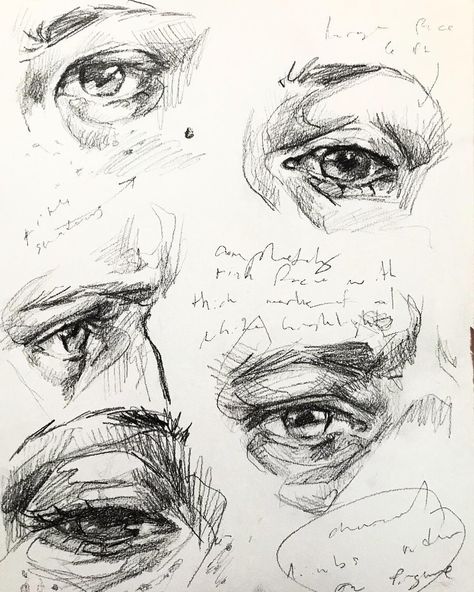 Eye studies, and some eye studies from the last few years #''nosedrawing'' Eyes Study, Eye Studies, Eyes Type, Elly Smallwood, Doodle Aesthetic, Easy Pencil Drawings, Eye Study, Some Drawings, Drawing Studies