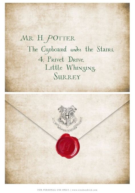 Hogwarts Invitation Letters, Harry Potter Letter Invitation, How To Make Harry Potter Letters, Diy Harry Potter Envelope, Harry Potter Letter Printable, Decoracion Harry Potter, Hogwarts Letter Printable, Harry Potter Lettering, Hogwarts Invitation