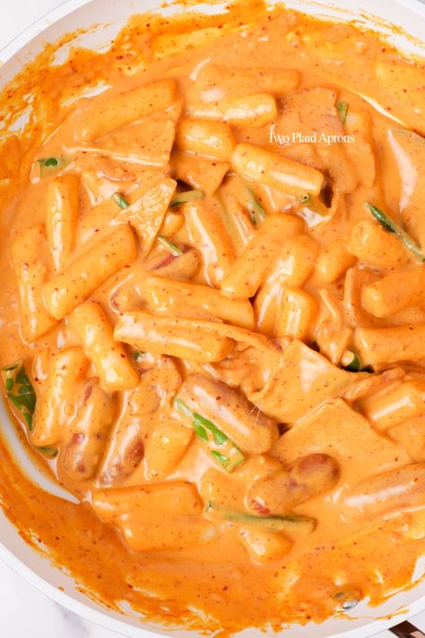 Tteokbokki Creamy, Tteokbokki Sauce Recipe, Rose Tteokbokki, Tteokbokki Recipe, Mint Juice, Rose Pasta, Yogurt Drink, Peanut Butter Banana Smoothie, Banana Peanut Butter