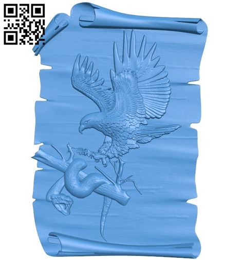 Painting of an eagle catching a snake A003812 wood carving file stl free 3d model download for CNC – Download Stl Files Cnc Codes, Diy Cnc, Cnc Design, Cnc Projects, An Eagle, Stl Files, A Snake, Free Vector Art, Art File