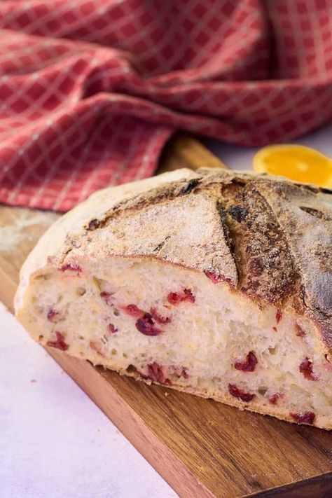 Cranberry Orange Bread Sourdough, Sourdough Orange Cranberry Bread, Sourdough Discard Cranberry Orange Bread, Sourdough Cranberry Orange Bread, Valentines Sourdough Bread, Orange Cranberry Sourdough Bread, Sourdough Cranberry Bread, Holiday Sourdough Bread, Thanksgiving Sourdough Bread