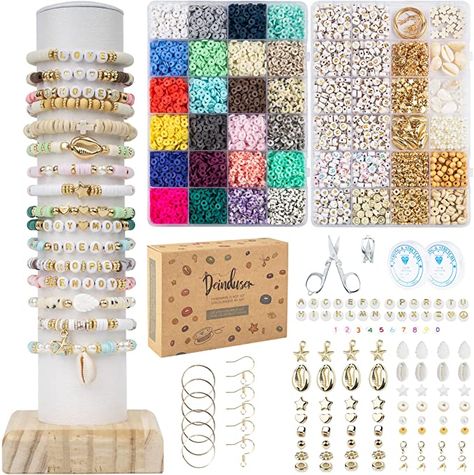 Bracelet Making Kit, Number Beads, Make Your Own Bracelet, Jewelry Making Kits, Jewelry Making Kit, Bracelet Kits, Friendship Bracelets Diy, Jewelry Kits, Bead Kits