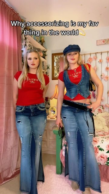 Michaila Cothran Outfits, 90s Clothes Outfits, Outfits In The 90s, 2000s Fashion Denim, Year 2000 Fashion Trends, 90 Outfits Ideas 90s Fashion, Real 2000s Fashion, Mid 2000s Fashion, 2000's Party