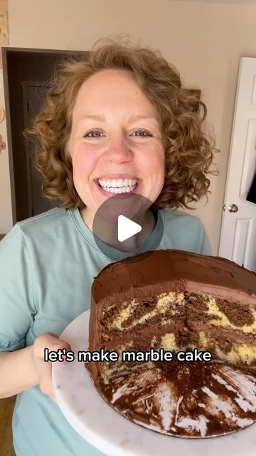 Beth Baumgartner on Instagram: "When you follow my easy marble cake recipe, you will make an impressive layer cake that will wow any crowd! 🙌 It starts with an easy vanilla cake batter, divided in half to make a chocolate batter, then swirled together in two cake pans to create two gorgeous cake layers 😍  Comment “cake” for the recipe!  #blogger #food #foodblogger #dessert #michiganblogger #bakery #bakinggoals #ohmyyum #recipes #recipe #recipedeveloper #easyrecipe #cake #marblecake #chocolateandvanillaswirlcake #marble #easycake #easterrecipe   https://thefirstyearblog.com/marble-cake/" Easy Marble Cake Recipe, Marble Cakes, Marble Cake Recipe, Easy Vanilla Cake, Marble Cake Recipes, Marble Cake, Cake Videos, Pound Cake Recipes, Gorgeous Cakes