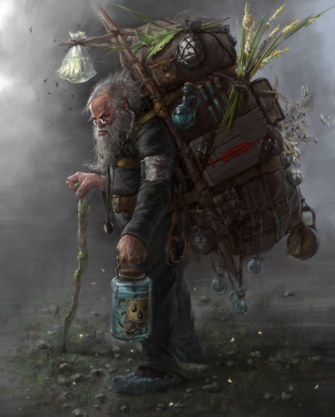 Old Apothecary, Heroic Fantasy, Dungeons And Dragons Characters, Concept Art Character, Dnd Art, D&d Dungeons And Dragons, Arte Obscura, Warhammer Fantasy, Fantasy Rpg