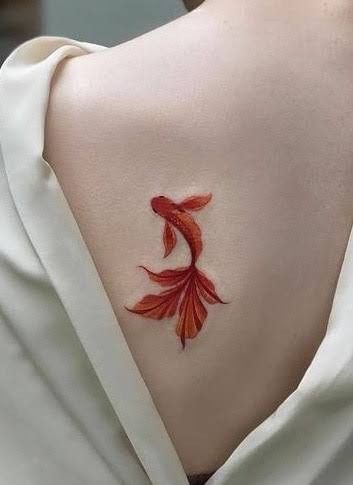 Red Koi Tattoo, 99 Tattoo, Miniature Tattoos, Tattoo Jellyfish, Goldfish Tattoo, Saved Tattoo, Cute Tiny Tattoos, Custom Tattoo Design, Small Tattoo Designs