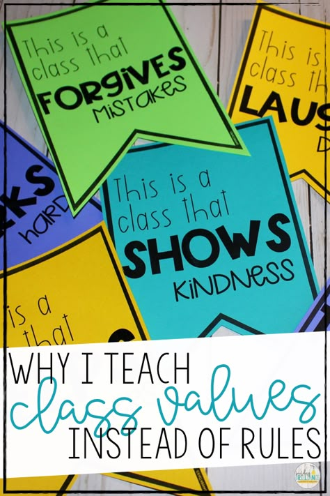 Class Values, Planning School, Teaching Classroom Management, Colorful Classroom, Responsive Classroom, Classroom Culture, Classroom Behavior Management, 4th Grade Classroom, 3rd Grade Classroom