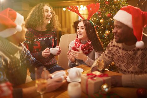 This season is about one thing and one thing only: holiday parties. Here are the ones you're likely to get invited to and how to deal. Situation Questions Game, Situation Questions, Package Photography, Christmas Games For Adults, Ice Breaker Questions, Christmas Party Themes, Office Christmas Party, Ice Breaker, Party Package