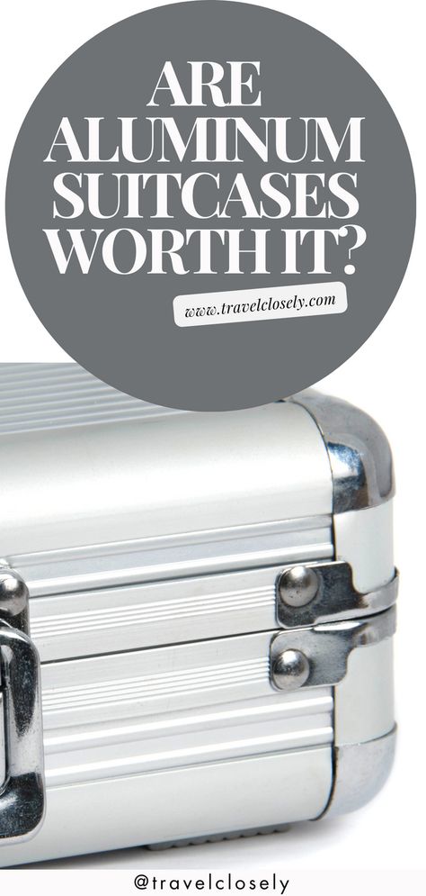 Thinking about an aluminum suitcase for your travels? Check out the advantages and disadvantages to see if it’s worth the investment. Perfect for frequent flyers!  #Aluminum-Gear  #Aluminum-suitcase #Travel-Tips #Luggage-Review #Travel-Wise Aluminum Suitcase, Budget Calculator, Hard Shell Luggage, Suitcase Travel, Budget Friendly Travel, Suitcase Cover, Luggage Brands, Hotel Staff, Advantages And Disadvantages