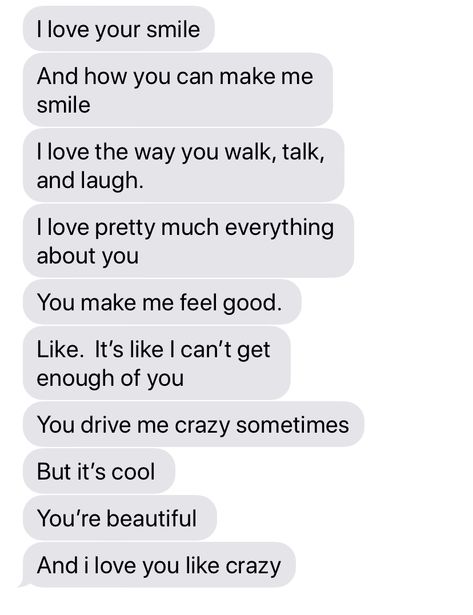 He Makes Me So Happy, Happy Text, Cute Texts For Her, Love Chat, I Love You Text, Love You Like Crazy, You Make Me Crazy, Cute Couple Text Messages