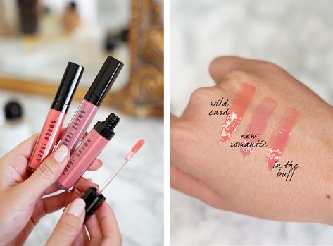 Bobbi Brown Lip Gloss, Brown Lip Gloss, Lipgloss Swatches, Bobbi Brown Lip, Nude Palette, Makeup Haul, Nude Eyeshadow, Makeup Quotes, Color Corrector