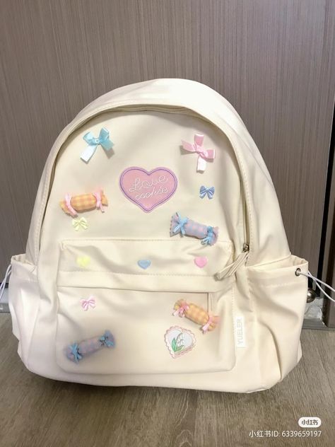 Ransel Mini, Girly Backpacks, Korean Bags, Summer Fashion Dresses Casual, Y2k Handbag, Kitty Makeup, Cute School Bags, Stylish School Bags, Aesthetic Backpack