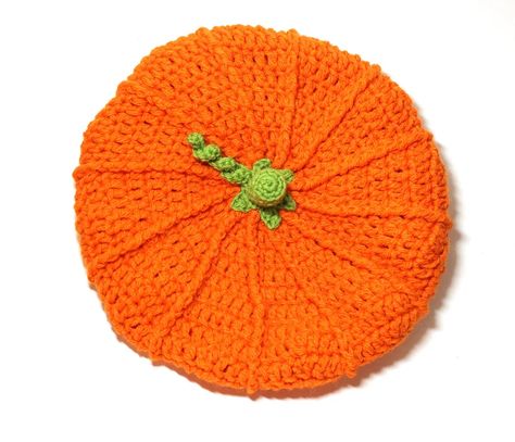 Pumpkin Jack-o-lantern Slouchy Beret Hat Crochet Pattern PDF - Etsy Australia Beret Hat Crochet, Pumpkin Beret, Slouchy Beret, Beret Pattern, Pumpkin Festival, Fall Crochet Patterns, Hat Crochet Pattern, Crochet Beret, Pumpkin Jack