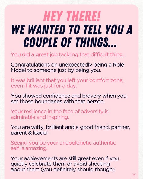 A few compliments we think you deserve today! 👏🏼 Share or tag someone who you think needs to read one of these today 👇🏼 - #mentalhealth #compliments #nonappearancecompliments #achievements #resilient #empowerwomen #womensupportingwomen #YesSheCan #yesshecanandshewill #rolemodels Women Empowerment Quotes, Empowerment Quotes, Authentic Self, Tag Someone Who, Women Supporting Women, Tag Someone, You Deserve, Role Models, Instagram A