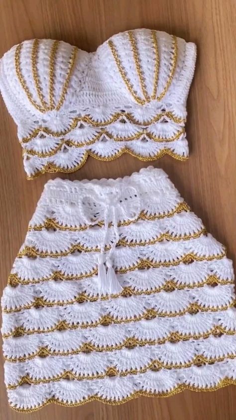 Crochet Festival Top, Skirt Pattern Free, Crochet Tank Tops, Crochet Festival, Crochet Skirt Pattern, Crochet Yoke, Crochet Summer Dresses, Crochet Tops Free Patterns, Crochet Clothing And Accessories