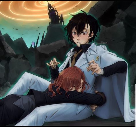 Four Poly Couple, Person Chained Up Reference, Restrained Pose Reference, Sokukou Fanart, Dazai X Chuuya Fanart, Chuuya X Dazai Fanart, Top Chuuya X Bottom Dazai, Cocoppa Wallpaper, Dazai Bungou Stray Dogs