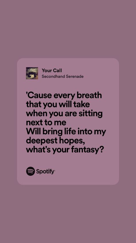 Secondhand Serenade, Im Lost, Everything About You, You Call, Twist, Bring It On