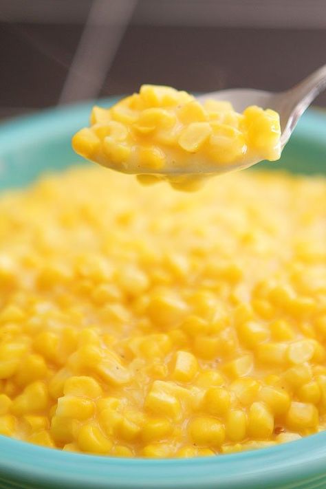 Skillet Corn, Creamed Corn Recipes, Cream Corn, Easy Vegetable Side Dishes, Corn Dishes, Side Dishes For Chicken, Vegetable Side Dishes Recipes, Creamed Corn, Corn Recipes