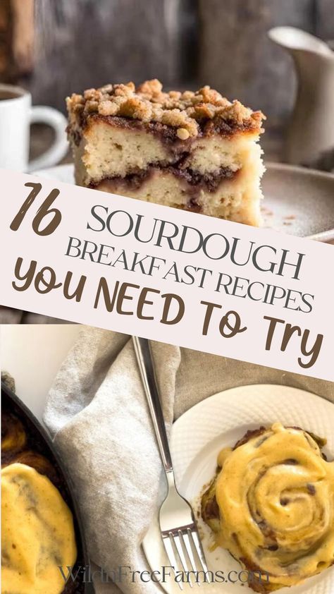 sourdough breakfast recipes Sourdough Breakfast Recipes, Sourdough Breakfast, Recipe Using Sourdough Starter, Overnight Recipes, Sourdough Bread Starter, Sourdough Starter Discard Recipe, Easy Sourdough, Bread Starter, Sourdough Starter Recipe