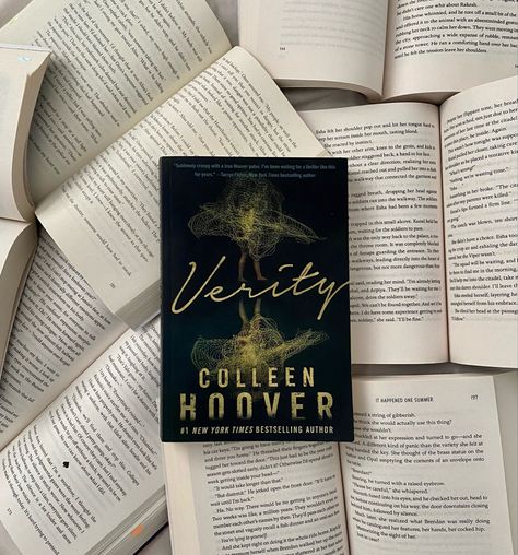 Verity By Colleen Hoover Aesthetic, Book Recommendations Colleen Hoover, Mystery Thriller Book Aesthetic, Verity Aesthetic Colleen Hoover, Verity Aesthetic Book, Verity Book Cover, Verity Book Quotes, Thriller Booktok, Thriller Books Aesthetic