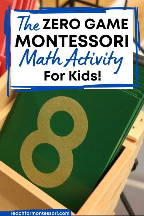 Montessori math activities focus on associating quantities with their corresponding numbers. This is where the Zero Game comes into play. Check it now! Montessori Addition Activities, Montessori Number Activities, Montessori Math Activities Preschool, Number Zero Activities Preschool, Number Games Preschool, Montessori Numbers, Prek Math Activities, Sunflower Classroom, Primary Maths Activities