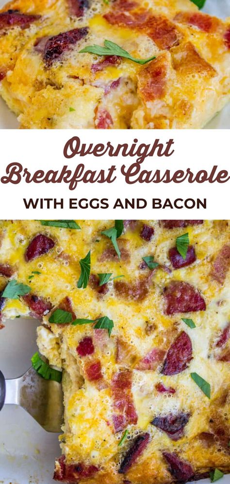 This egg casserole recipe is one of the best breakfast casseroles you will have. I mean how do you beat bacon and eggs. The extra cheese makes this the perfect overnight casserole. Crockpot Egg Casserole Overnight, Bacon Breakfast Casserole Crockpot, Egg Breakfast Casserole Overnight, Best Egg Bake Breakfast Casserole, Simple Egg Casserole Recipes, Egg Bacon Cheese Casserole, Overnight Breakfast Casserole With Ham, Bacon And Egg Breakfast Casserole, Egg Bakes Recipes Overnight