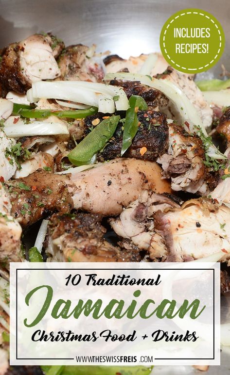 Jamaican Christmas Dinner, Jamaican Christmas, Caribbean Christmas, Christmas Dinner Recipes, International Christmas, Christmas Dinner Ideas, Jamaican Jerk Seasoning, Carribean Food, Jamaican Dishes