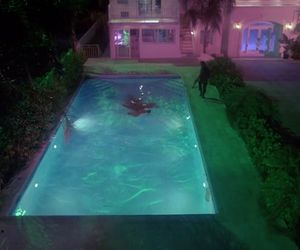 grunge Miami Vice Fashion, Pool At Night, 80s Interior, Coconut Dream, Dreamcore Weirdcore, Neon Nights, Malibu Barbie, Pink House, Miami Vice