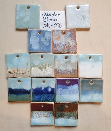 Mayco Mud Room Society | I sorted and photographed all of my test tiles in different combinations | Facebook Mayco Glaze Combinations, Mayco Glaze, Glaze Combinations, Mud Room, Glaze, Ceramics, Photographer, Art